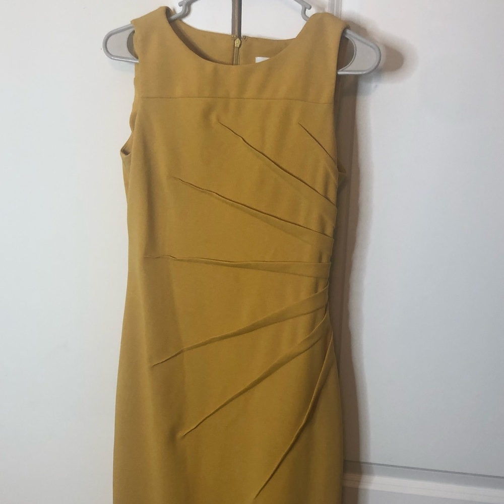 Calvin Klein Women's gold/yellow sleeveless dress